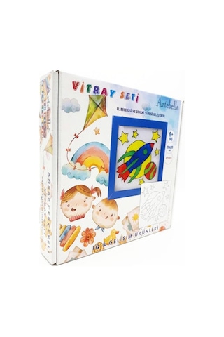 Cam Vitray Seti Unicorn Vt-03 Çok Renkli