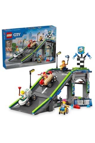 LEGO® City Senin Kuralların: Yarış Arabası Rampa Parçası 60460 - 6 Yaş ve Üzeri Çocuklar için Yaratıcı Oyuncak Yapım Seti (436P)