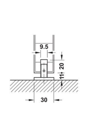 Slido Classic 80-o Kayar Kapı Seti 847-966mm 940.82.105