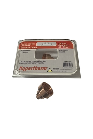 Hypertherm ( 220818 ) Shield, Duramax and Duramax Lock, 15-85 A,