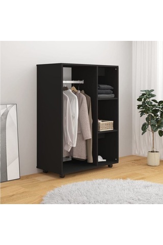 Alisa Giyinme Dolabı - Çok Amaçlı Dolap - Gardırop 80 Cm Açık Giyinme Dolabı