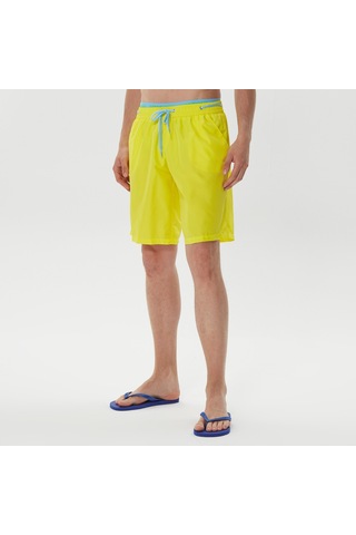 Moschino Erkek Sarı Deniz Şortu