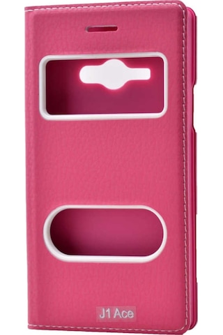 Samsung Uyumlu Galaxy J1 Ace Zore Dolce Case Kapakli Kilif 410062130
