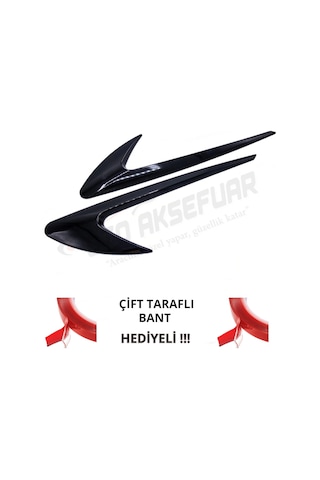 Bmw E90 Çamurluk Venti Sağ - Sol Parlak Siyah