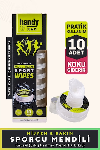 Handytowel Classic Vücut Ekipman Hijyen Kapsülü 10 x 4.5 ML