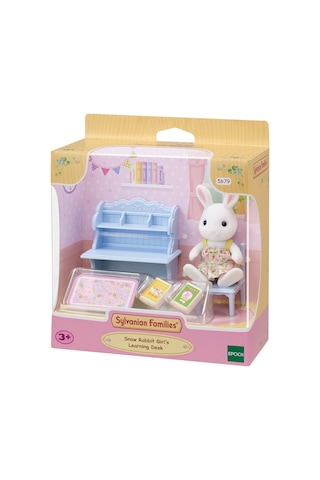 Sylvanian Familieskar Tavşan Kız Ve Çalışma Masası
