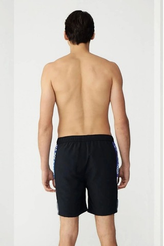 U.s Polo Assn. 23005 Erkek Cepli Uzun Deniz Şortu-siyah Siyah