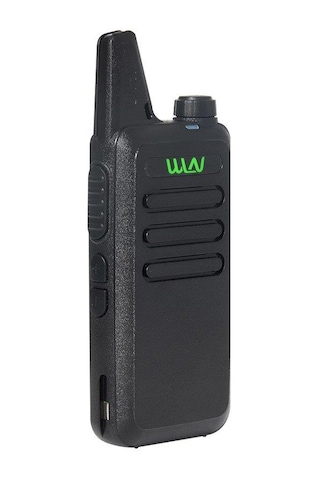 Ayt Wln Pmr-446 Tekli El Telsizi Seti Şarjlı Açık Alanda 12 Km Çekim 16 Kanal 96x55x22mm