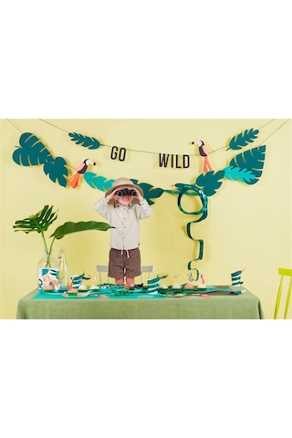 Meri Meri - Go Wild Cupcake Kit - Vahşi Doğa Cupcake Kit