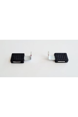 Bisiklet Arka Basamak Sabit Sağ-Sol Takım Siyah