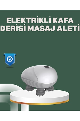Derin Masaj Sağlayan Elektrikli Kafa Masaj Aleti Diğer
