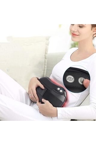 Renpho Masaj Yastığı, 3 Hızlı Isı İle Boyun Masaj Aleti, 3d Shiatsu Kas Masajı, Omuzlar Ve Sırt Için Yoğurma Masaj Aleti Masaj Aletleri Çok Renkli