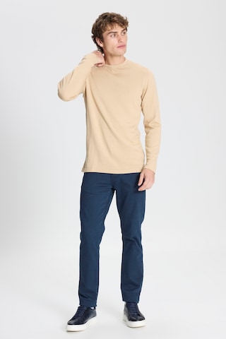 AC&Co / Altınyıldız Classics Altınyıldız Classics Erkek Bej Standart Fit Normal Kesim Bisiklet Yaka Triko 4A4923100006BEJXL Bej