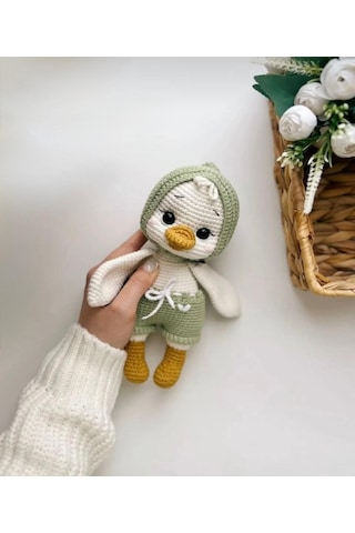 Amigurumi Şapkalı Ördek Amigurumi Şapkalı Ördek