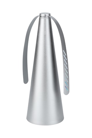 Hangfox Gümüş Renkli, Kimyasız, Ev/outdoor Uygun, Yemeği Sineklerden Koruyan, Dokunulduğunda Duran, 360 Derece Döner Sinek Repeller Fan Pil Yok