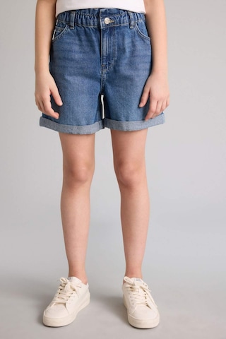 Defacto Paperbag Jean Şort Kız Çocuk B8113a826smnm39 Mavi-nm39