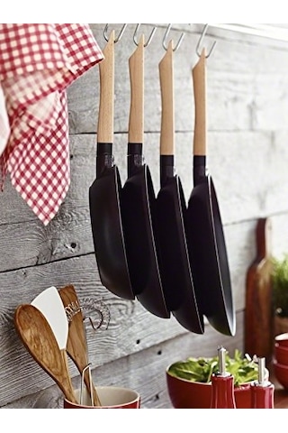 Staub Saplı Döküm Kızartma Tavası Sku: Smg8690010234445 Açık Gri