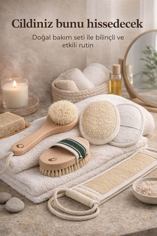 Premium Doğal Bakım Ve Yenileyici Spa Seti 5 Li Tam Bakım Paketi