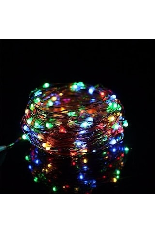 Buffer Pilli Renkli Peri Led Işık Dekoratif Aydınlatma 5 Metre Rgb Led