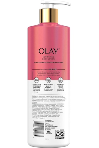Olay Hyaluronic ve B3 Vitamini İçerikli Vücut Losyonu 502 ML