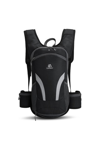 Xianwen 15 L Dış Mekan Bisiklet Sırt Çantası Su Geçirmez Siyah