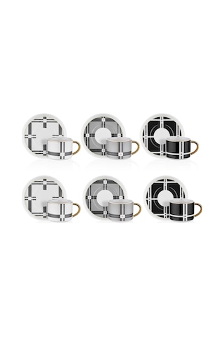 Neva N3506 Joli 6 Kişilik Kahve Fincan Takımı 120 Ml