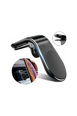 Jasmine Glow Havalanndırma Izgarasına Takılabilen Mandallı Mıknatıslı Oto Araç Içi Manyetik Telefon Tutucu Çok Renkli