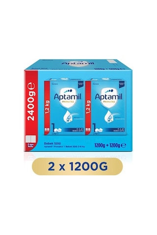 1200 Gr Bebek Sütü, 2 Adet Paket, Bebekler İçin Besleyici Seçenek