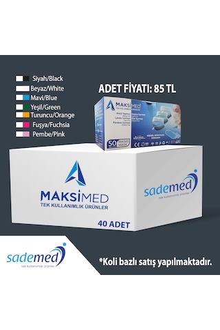 3 Katmanlı Tek Kullanımlık Lastikli Maske