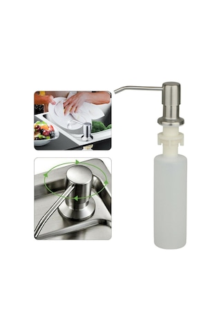 Suntek Sıvı Sabunluk Losyon Pompası Ankastre Evye Sabunluk