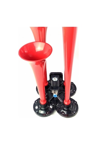 Ahmet Otomotiv 12volt 4 Borulu Düz Ses Havalı Korna