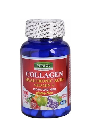 Vitapol Collagen Hyaluronic Acid Vitamin C 100 Tablet Ücretsi Kar