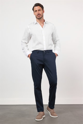 İmza Lacivert Yan Cep Comfort Fit Pamuklu Chino Pantolon 1003260172