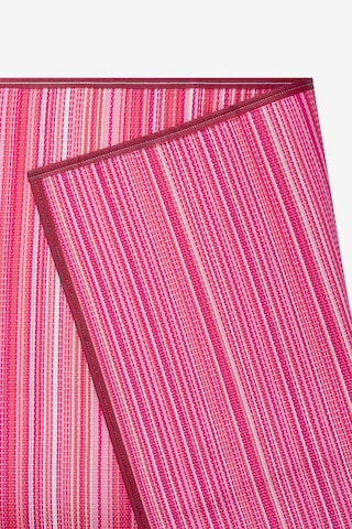 Açıp Katlanabilir Pembe Plaj Kamp Piknik Bahçe Balkon Teras Hasır Halı Mat Savan Kilim Halısı