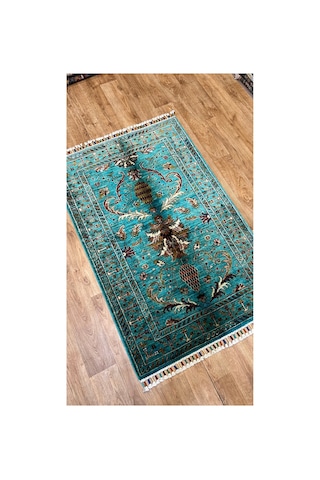 El Dokuma Afghan Halısı Mavi