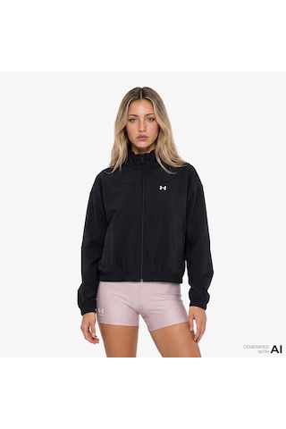 Under Armour Rival Woven Kadın Siyah Ceket 1389631