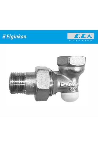 Eca Radyatör Geri Dönüş Valfi Köşe 1/2"