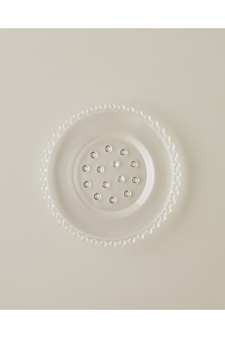 English Home Bubbles Cam Pasta Tabağı 19 Cm Şeffaf Şeffaf