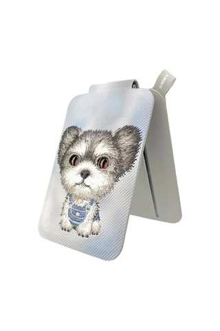 Delux Serisi Modern Tasarım Yenilikçi Tarz Telefon Aksesuarı Nimmy Magsafe Mavi Yorkshire Terrier 3d