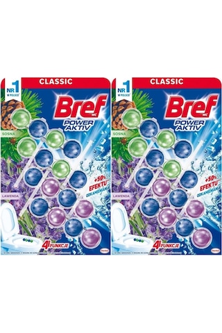 Bref Power Aktiv Klozet Bloğu Çam Ve Lavanta Kokulu 8 Li Set