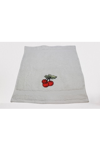 30X30 Meyve Temalı Nakışlı 6'Lı Kutulu Mutfak Havlu Seti