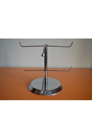 Krom Gözlük Standı Düzenleyecı Organizer 2 Lı Gri