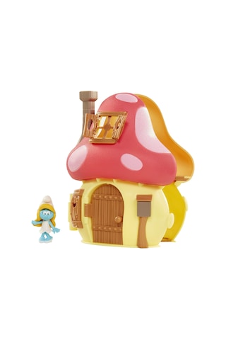 Şirinler Figürlü Mantar Ev Oyun Seti Smurfette's Mushroom Houe