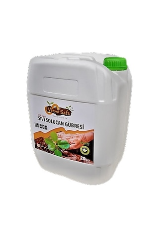 Vermisafa Organik Doğal Konsantre Sıvı Solucan Gübresi 20 L