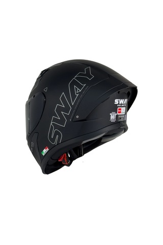 Kask Sway F357 Kask Mat Siyah