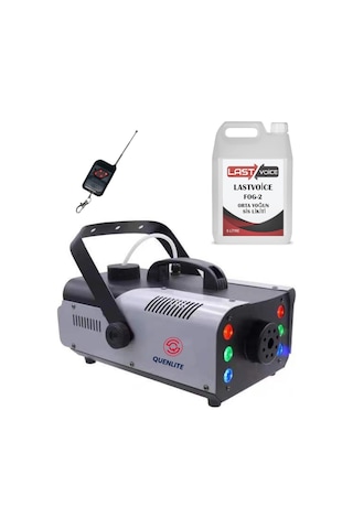 Quenlite Ql-1200Rgb-Lk Led Işıklı Sis Makinası 1200 Watt Uzaktan