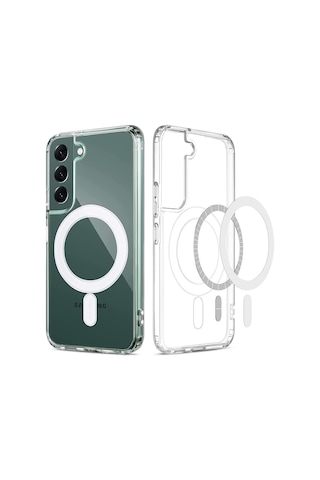 Teknomoda Samsung Galaxy S22 Kilif Magsafe Uyumlu Manyetik Seffaf Kapak 563272858