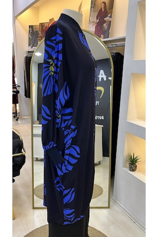 Invee İnvee Desenli Siyah Kap 6832