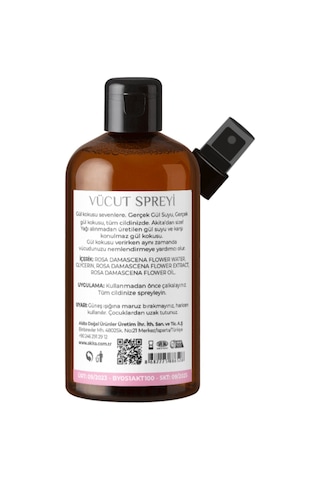 Akita Doğal Vücut Spreyi Gül 100 ML