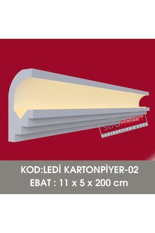 Stropiyer Tavan Led Uygulanabilir Kartonpiyer Lk02 Ücretsiz Kargo Stropiyer Tavan Led Uygulanabilir Kartonpiyer Lk02 Ücretsiz Kargo